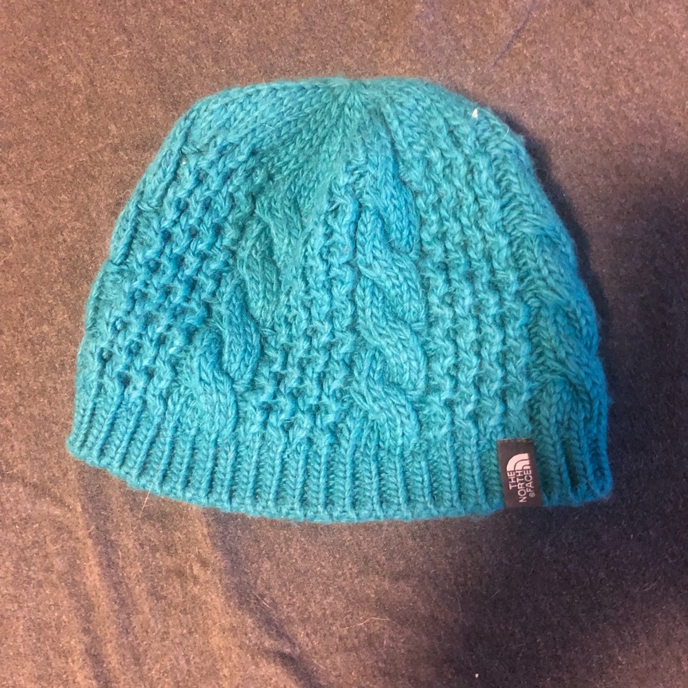 ✨BLUE NORTH FACE BEANIE✨